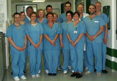 Team der Intensivtherapie im St.-Josefs-Hospital